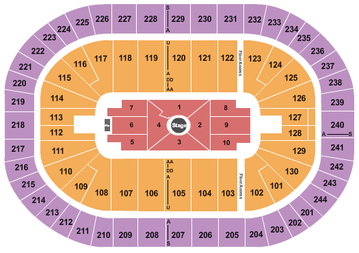 MVP Arena Nate Bargatze Seating Chart